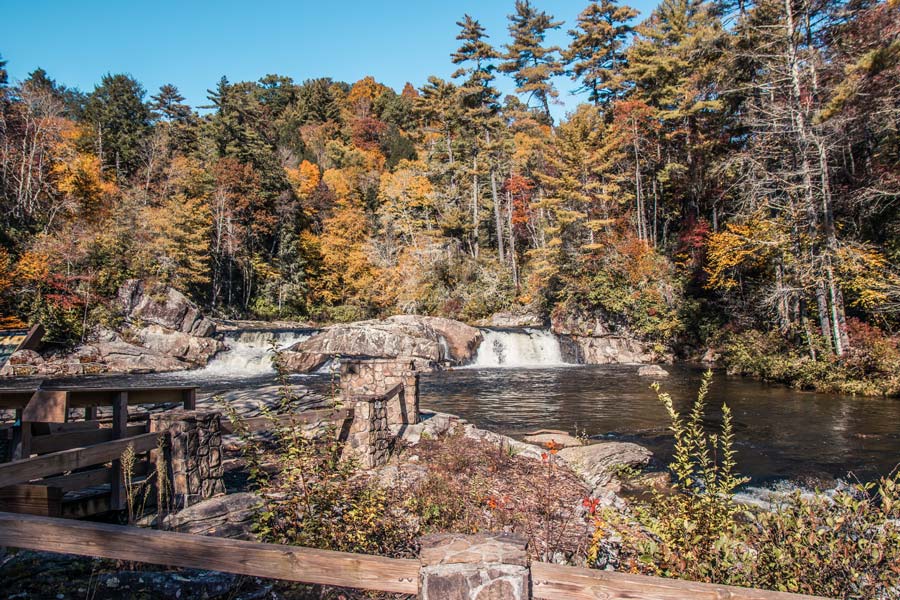 Linville Falls on the Blue Ridge Parkway