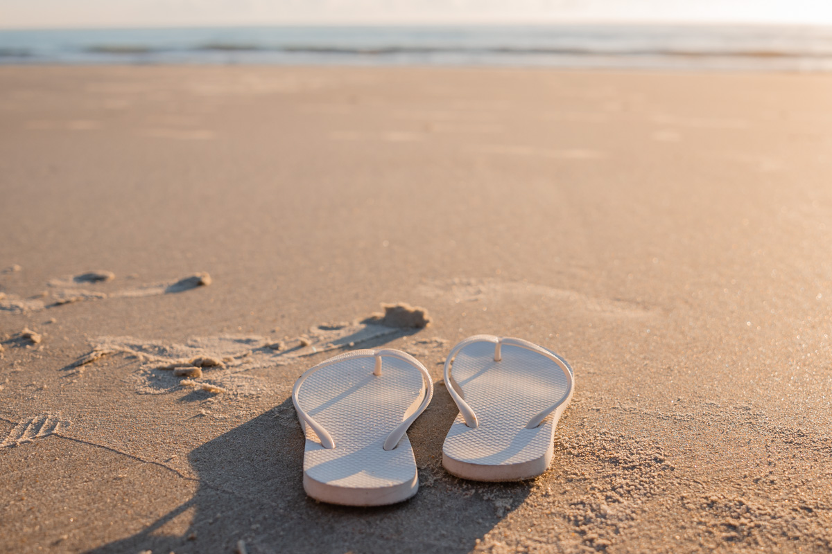 Sandals at the Beach