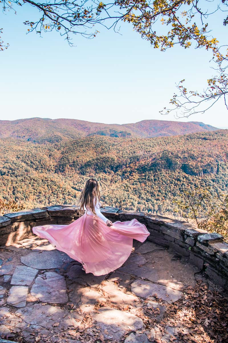 Chestoa Viewpoint on the Blue Ridge Parkways