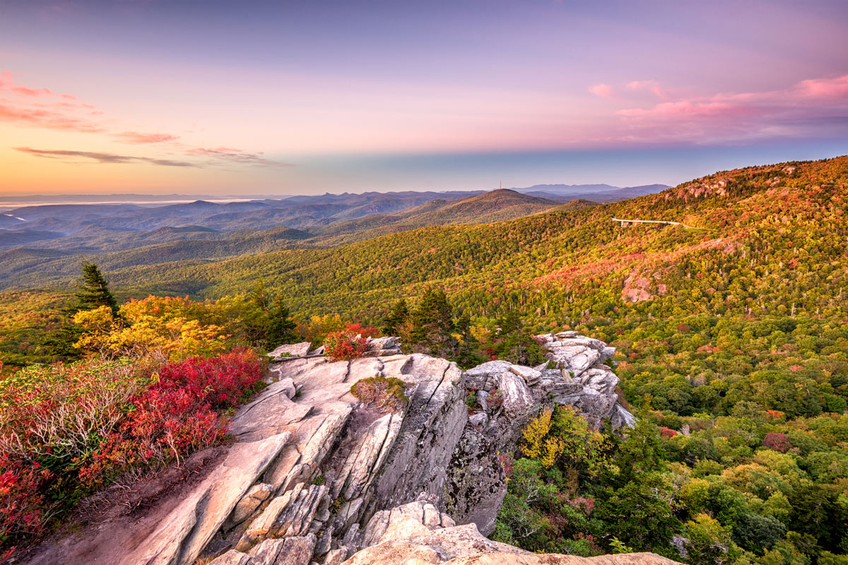 Rough Ridge is one of the best outlooks and stops on the Blue Ridge Parkway